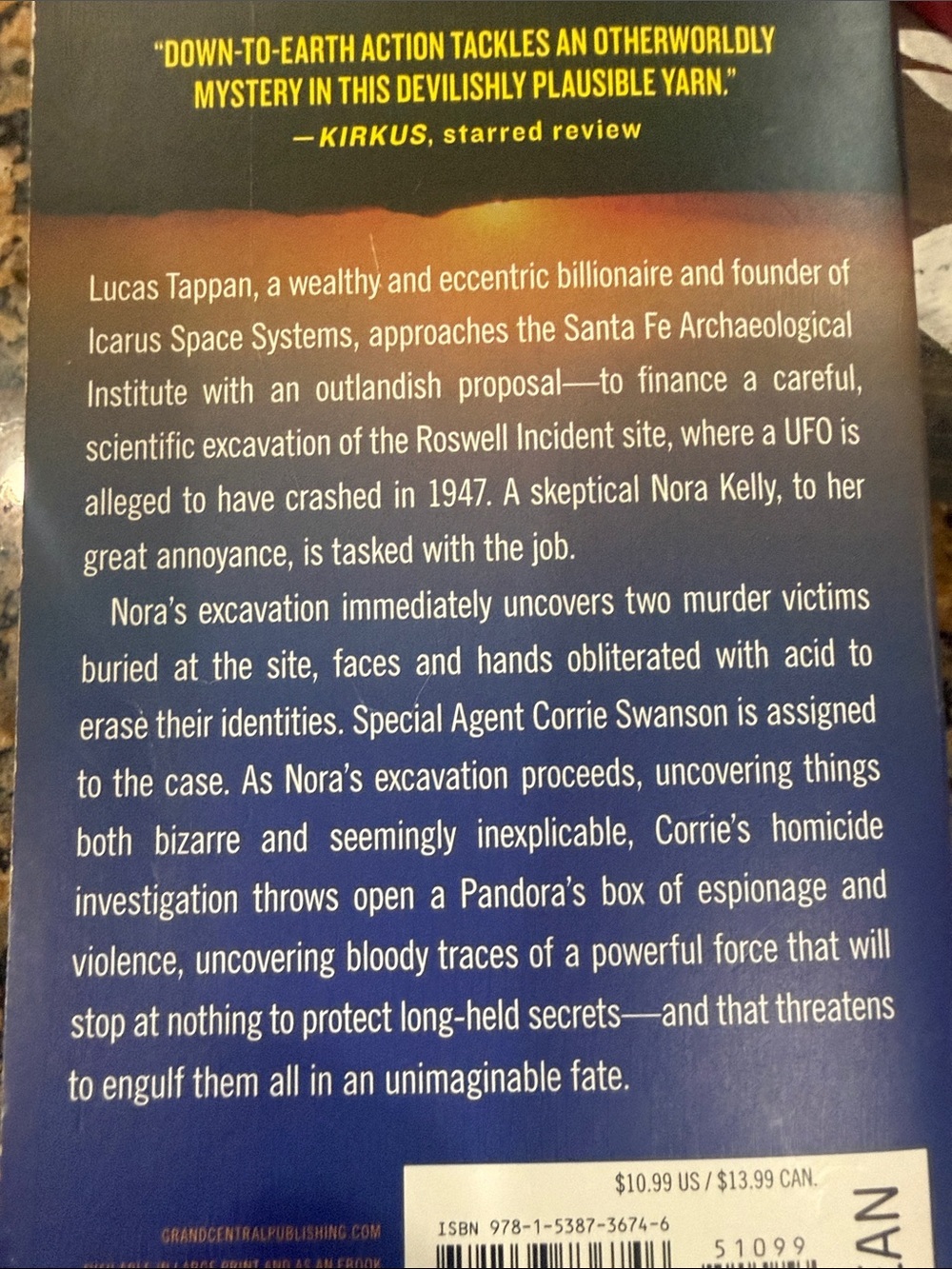Diablo Mesa - Blue/Orange/Black Paperback Novel - Picture 3 of 6